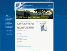 Tablet Screenshot of bayernbund.de